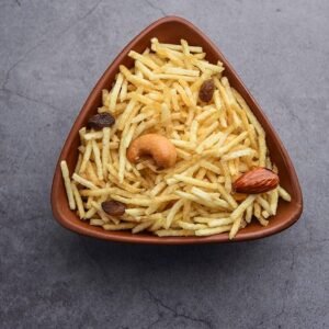 Home White sweet potato salli chivda